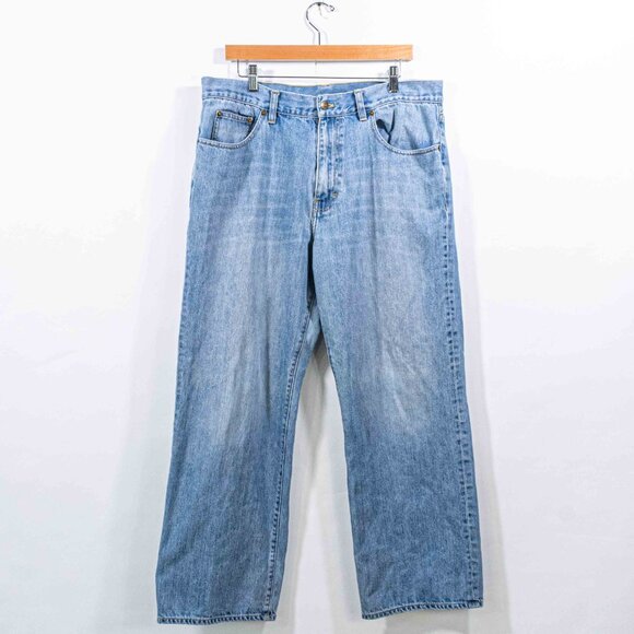 J Crew Baggy Wide Leg Jeans 36 x 30 Y2K Preppy Surf Streetwear Skate - Picture 2 of 10